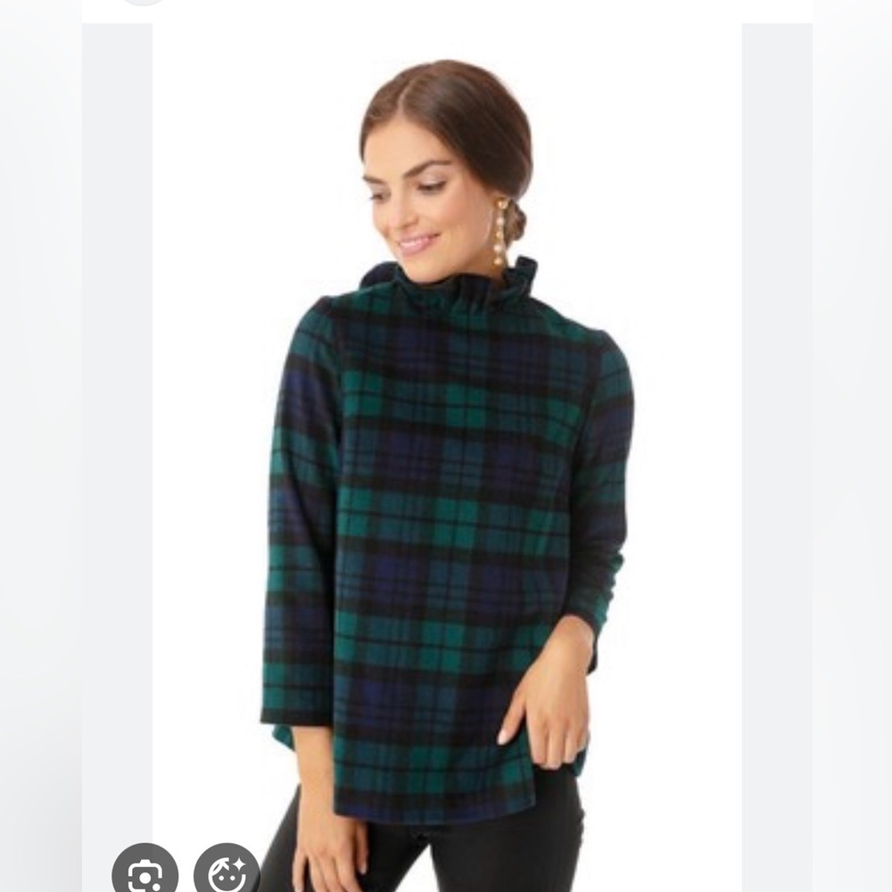 Tuckernuck Faye black watch top